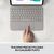 Logitech Combo Touch - Keyboard and folio case - wit | 920-010169