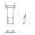 HAGOR HP Twin Lift FW-B - Mounting kit - for flat panel -  | 8251