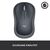 Logitech M185 - Mouse - optical - wireless - 2.4 GHz | 910-002238