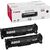 Canon 718 Black - 2-pack - black - original - toner ca | 2662B005