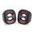 equip Mini USB - Speakers - for PC - 3 Watt - black / re | 245331