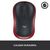 Logitech M185 - Mouse - optical - wireless - 2.4 GHz | 910-002240