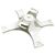 HPE Aruba - Network device wall / ceiling mount kit - wh | JW047A