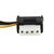 StarTech.com LP4 to SATA Power Cable Adapter with Fl | LP4SATAFMD