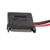 StarTech.com LP4 to SATA Power Cable Adapter with Fl | LP4SATAFMD