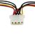 StarTech.com LP4 to SATA Power Cable Adapter with Fl | LP4SATAFMD