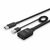 Lindy Hybrid - USB extension cable - USB Type A (M) to US | 43357