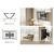 Equip Wandhalterung 43"-90"/1TFT 50kg 1Gelenk Neigung sw | 650344