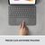 Logitech Combo Touch - Keyboard and folio case - wit | 920-010298