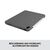 Logitech Combo Touch - Keyboard and folio case - wit | 920-010298