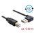 DeLOCK Easy - USB cable - USB (M) left/right angled, reve | 85167