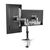LogiLink Dual monitor desk mount - Mounting kit - adjust | BP0077