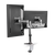 LogiLink Dual monitor desk mount - Mounting kit - adjust | BP0077
