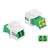 DeLOCK - Modular insert (coupling) - LC SM X 2 - white, g | 86833