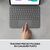 Logitech Combo Touch - Keyboard and folio case - wit | 920-010145