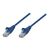 Intellinet Network Patch Cable, Cat6, 0.25m, Blue, Coppe | 739832
