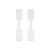 StarTech.com 3.5in (9cm) Cable Labels, 100 Pack  | CABLE-TAG-HLWH
