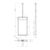 HAGOR Ceilingmount OM55N-D - Bracket - for flat panel - bl | 1900
