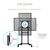 Mobile TV Stand w/ Casters (MBLTVSTNDEC) - Cart - for flat panel