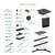 Mobile TV Stand w/ Casters (MBLTVSTNDEC) - Cart - for flat panel