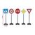 Jamara 460257, Toy traffic signs set, 3 yr(s), Plastic, Black, Bl
