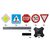 Jamara 460257, Toy traffic signs set, 3 yr(s), Plastic, Black, Bl