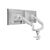 Equip 17"-35" Heavy-Duty Dual Monitor Desk Mount Bracket, White 650183