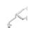 Equip 17"-49" Heavy-Duty Monitor Desk Mount Bracket, White 650181