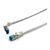 equip - Patch cable - RJ-45 (M) angled to RJ-45 (M) stra | 605800