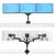 Mounting kit - adjustable arm - for 3 LCD di | 3MP2AG-MONITOR-ARM