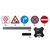 Jamara 460293, Toy traffic signs set, 3 yr(s), Plastic, Black, Bl