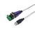 Equip USB-A to Serial RS-422/485 DB9 adapter cable, Grey | 133387