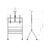 HAGOR BrackIT Stand Scandio - Cart - for flat panel - blac | 8274