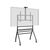 HAGOR BrackIT Stand Scandio - Cart - for flat panel - blac | 8274