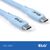 CLUB3D USB C cable blue, 2 m, USB C, USB C, USB4 Gen 3 | CAC-3003