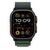 smart watch with Alpine Loop - textile - dark green - | MX4T3FD/A