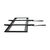Bracket - Low Profile Mount - for LCD display - stee | DWF60100XX