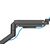 Equip 17"-49" Heavy-Duty Monitor Desk Mount Bracket, Bla | 650180