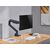 Equip 17"-49" Heavy-Duty Monitor Desk Mount Bracket, Bla | 650180