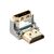 Lindy CROMO Down - HDMI right angle adapter - HDMI male t | 41505