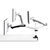 StarTech.com Monitor Desk Mount, VESA 75x75 | 1MP1ACG-MONITOR-ARM