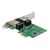 DeLock PCI Express Card &gt 2 x Gigabit LAN - Network ada | 89999
