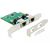 DeLock PCI Express Card &gt 2 x Gigabit LAN - Network ada | 89999