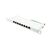 Alcasa GC-N0125 / Gigabit Ethernet / RJ-45 / Cat6 / White / Steel