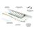 Alcasa GC-N0125 / Gigabit Ethernet / RJ-45 / Cat6 / White / Steel