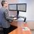 Ergotron WorkFit-A Dual Workstation With Worksurface | 24-316-026