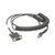 Zebra Serial cable DB9 (F) 2.8 m coiled for CBAR49C09ZAR
