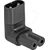 Delock - Power adapter - power IEC 60320 C7 to IEC 60320  | 80470