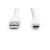 Digitus USB-C silicone connection cable, 0.5m,  | AK-300340-005-W