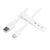 Digitus USB-C silicone connection cable, 1m, wh | AK-300340-010-W